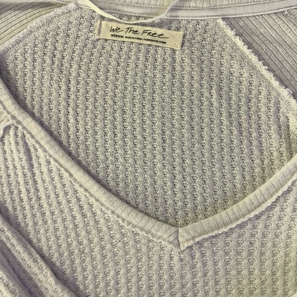 Free People Waffle Long Sleeve 🤍 - Picture 5 of 6